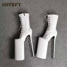 SDTRFT Spring Autumn NightClub Stilettos 30cm Thin High Heels Ankle boots Platforms shoes Woman Botas Mujer Catwalk Shows pumps 2024 - buy cheap