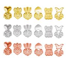 Uer Women Earrings Back Lifter Gold Color Silver Color Copper Butterfly Heart Love Earrings 2020 New Fashion Jewelry Accessories 2024 - buy cheap