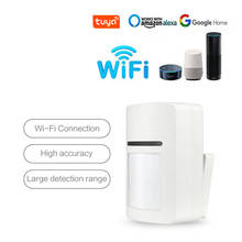 Tuya Smart WiFi инфракрасный детектор движения PIR охранная сигнализация Совместимость Amazon Alexa Google Home IFTTT Tuya приложение дистанционное управление 2024 - купить недорого