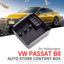 Car central armrest for VW PASSAT B8 2016~2018 CC Interior Accessories Consoles Armrest Storage organizer Holder Box Container 2024 - buy cheap