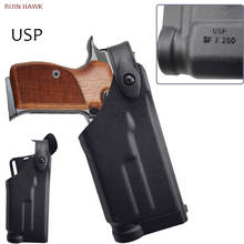 Airsoft Pistol Holster HK USP Compact Gun Holster Quick Drop Belt Holster Hunting and Equipment Airsoft with Flashlight Tactical 2024 - buy cheap