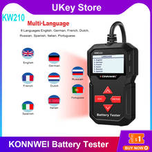 Konnwei-testador automático de bateria para carro kw210, 100 a cca, todos os 12v, auto analisador 2024 - compre barato