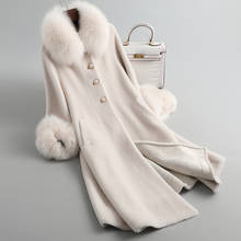 Winter Solid Fur Coat Women Faux Fur Coat Vintage Thick Warm Long Winter Coat Women Thicken Warm Jacket Lady Jackets Outwears 2022 - buy cheap