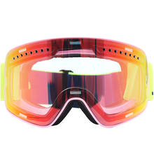 Óculos de esqui de marca com lente dupla camada, óculos esportivos de neve para inverno, snowboard, proteção uv anti-neblina, máscara de esqui para adultos 2024 - compre barato