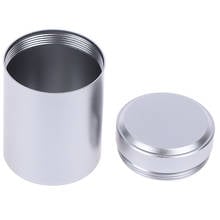 1pcs Practical Silver Airtight Proof Container Aluminum Herb Stash Metal Sealed Can Tea Jar Storage Containers 2024 - buy cheap