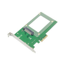 Tarjeta adaptadora PCIe X4 a U.2 SFF-8639 NVMe SSD de 2,5 pulgadas M.2 a Sata, tarjeta de expansión de conversión vertical, Pci-e x4 32GT/S 2024 - compra barato