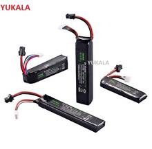 YUKALA-juguetes eléctricos, pistola de balas de agua, batería de polímero de litio 30C, 7,4 V/11,1 V, 2000mAH/2800mAH 2024 - compra barato