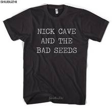 Camiseta Unisex de máquina de escribir, camisetas divertidas de nicker Cave & The Bad Seeds, Estilo negro, sbz3239 2024 - compra barato