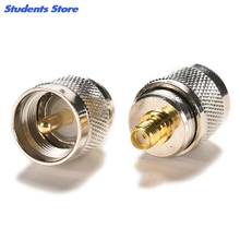 JETTING NEW Silver-Plated Adapter PL259 UHF plug male to SMA female jack RF connector 2024 - buy cheap