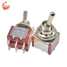 5pcs/lot MTS-202 Toggle Switch 125V 5A 250V 3A 2 Positions 6Pins Single Pole Double Throw SPDT ON-ON 13 * 11.5MM Silver Contacts 2024 - buy cheap