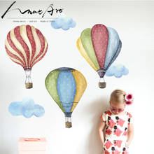 Горячая воздушная наклейка для воздушного шара для детской комнаты, украшение на стену, Современный домашний декор, декор для гостиной, спальни, детская комната, сделай сам, искусство 2024 - купить недорого