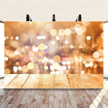 Yeele Wooden Floor Photocall Light Bokeh Birthday Photography Backdrop Photographic Decoration Backgrounds For Photo Studio 2024 - buy cheap