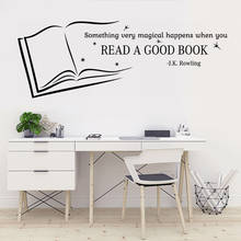 Read A Good Book Wall Quotes Decal Vinyl Sticker For Kids Room Mural Home School library Interior Classroom Bedroom Decor W202 2024 - buy cheap