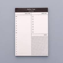 1PC small paper memo pad sticky notes daily planner office desk check list notepad to do list schooll office stationery 2024 - buy cheap