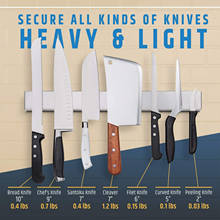 New Professional Magnetic Knife Strip Stainless Steel Magnetic Knife Holder Rack Kitchen Knife Bar 30 40 50 cm KC0314 2024 - buy cheap