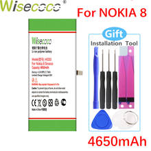 Wisecoco HE333 4650 мАч батарея для Nokia 8 Nokia8 N8 N 8 Sirocco HE 333 батарея для телефона Замена + номер отслеживания 2024 - купить недорого