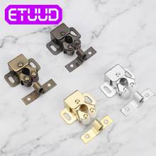 1Pcs Cabinet Prong Doors Latch Hardware Tool Closer Bronze Double Roller Catch Latch Locks Double Ball Roller Catches Cupboard 2024 - buy cheap