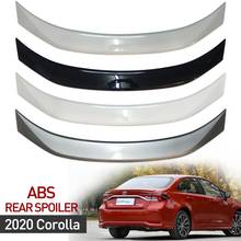 For corolla altis 2019 2020 rear spoiler High quality abs material carbon fiber Tail wind Special auto Accessories 2024 - buy cheap