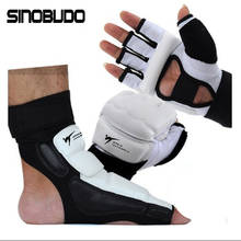 New product Taekwondo WT Ankle Hand Protector Guard Karate Equipment Palm Protector Guard Boxing Hand Glove Foot Protector Suit 2024 - buy cheap