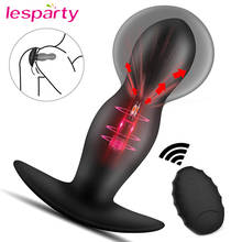Wireless Remote Control Male Prostate Massager Inflatable Anal Plug Vibrating Butt Plug Anal Expansion Vibrator Sex Toys For Men 2024 - buy cheap