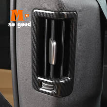2018 For Volvo XC60 Car Rear B-pillar Air Outlet Panel Decoration Cover Trim ABS Carbon Fibre Auto Interior Accessories Styling 2024 - buy cheap