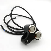 Universal 7/8" ATV Bike Manual Switch Button Aluminum for LED Light Bar Signal 2024 - купить недорого