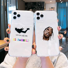 Zuidid travis scott astroworld caso de telefone claro para o iphone 12 11 pro xs max 7 x se20 xr 6 8plus engraçado claro capa traseira macia 2024 - compre barato