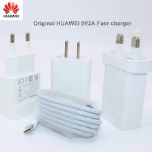 Huawei 9v2a ue carregador qc 3.0 rápido adaptador de carga rápida usb tipo-c para nova3 3i 4 honra 9 8x p7 p8 p9 p10 p20 lite companheiro 7 8 9 2024 - compre barato