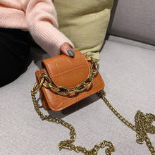Fashion Small Women Bag Alligator PU Leather Mini Shoulder Crossbody Bag Chain Design Lady Handbags and Purses 2024 - купить недорого