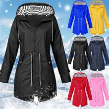 Sfit женский плащ, переходная куртка, закат, длинный, осень, зима, дождевик, походная куртка, для улицы, кемпинга, ветрозащитная куртка, пальто 2024 - купить недорого