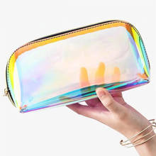 Colorful transparent waterproof Makeup Bags With Cosmetics Pouches For Travel Ladies Pouch Women Cosmetic travel Bag 2024 - buy cheap