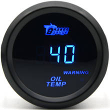 Medidor Digital de temperatura de aceite de 2 ", 52mm, con Sensor, LED azul, 40 ~ 150 grados Celsius 2024 - compra barato