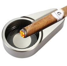 Металлическая Пепельница для сигар, простой дизайн, пепельницы для сигарет Pokcet, пепельница для табака, переносная пепельница для сигар COHIBA 2024 - купить недорого