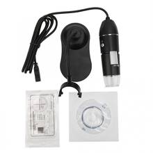 LED 50X-1000X USB Digital Microscope Electronic Microscope with Bracket Calibration Ruler 2024 - купить недорого