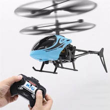 Mini RC Helicopter 2CH Remote Control Drone Infraed Induction Helicopter Flashing Light Flying Toys Kids Gift 2024 - buy cheap