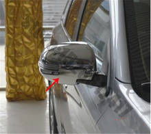 Para mitsubishi outlander 2013-2020 abs chrome espelho retrovisor capa guarnição/espelho retrovisor decoração estilo do carro 2024 - compre barato