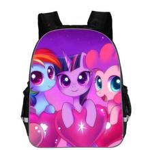 Mochila infantil my little pony, para crianças pequenas, ortopédicas, personalizável, para jardim da infância 2024 - compre barato