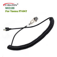 YIDATON 8 Pin  Air Interface Speaker cablel for  YAESU MH-31B8 Hand Mic for the  FT-847 FT-950 FT-2000 FT-DX5000 FT-DX9000 C014 2024 - buy cheap