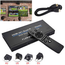 Switcher Seamless Multiviewer Switch IR Screen Splitter Converter HDMI 4x1 Switch Quad Multi Viewer 5 Modes for PS3/PC/STB/DVD 2024 - buy cheap