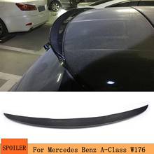 Carbon Fiber / FRP W176 A250 Rear Trunk Spoiler Window Lip for Mercedes Benz A-Class W176 A180 A200 A250 Hatchback 2013-2017 2024 - buy cheap