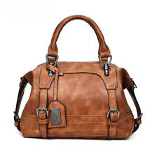 Retro Shoulder Bag In Women's Tote Brand Crossbody Bags for Women Messenger Bags Women Famous Vintage PU Leather Bags Handbags 2024 - buy cheap