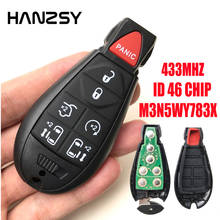 7 Buttons Car Remote key For Jeep Cherokee For Chrysler 300C Voyager 2008 2009 2010 For Dodge Caliber Journey M3N5WY783X 433Mhz 2024 - buy cheap