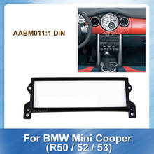 2DIN Car Stereo DVD Radio Fascia for BMW Mini Cooper R50 R52 R53 Audio Player Panel Adapter Frame Dash Mount Installation Kit 2024 - buy cheap