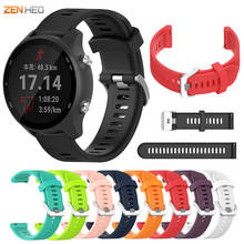 Pulseira de relógio de silicone para garmin forerunner, pulseira de substituição para garmin vivoactive 3/artificial 2024 - compre barato