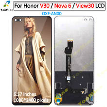 Pantalla LCD para Huawei Honor V30, digitalizador de pantalla táctil AN00 View 30, montaje de repuesto para Huawei Nova 6 2024 - compra barato