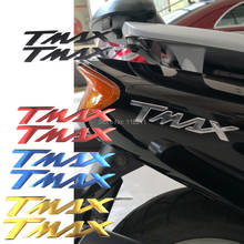 For YAMAHA TMAX530 500 Silver Black Red Blue Gold Motorcycle Emblem Badge Decal 3D Tank Wheel Logo "TMAX" Sticker 2024 - buy cheap