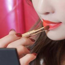Makeup Brushes Lip Brush Lipstick Brush Lip gloss Brush Metal Handle Lip Glaze Brush Double Head Telescopic Cosmetic Brush Tools 2024 - buy cheap