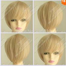 Shun светлые смешанные Для женщин женская ежедневная волос пышный парик Женские устойчивые к воздействию тепла синтетические парики для волос 2024 - купить недорого