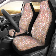 INSTANTARTS Fashion Sequins Pattern Waterproof Automobile Seats Protector for Women Thick Car Seat Covers Car Seat Protector 2024 - buy cheap