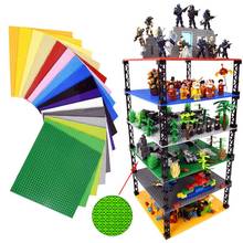 Stackable Baseplate Small Block Toy 32*32 Dots Classic Blocks Base plate DIY Building Blocks Construction Colorful Building Toys 2024 - buy cheap